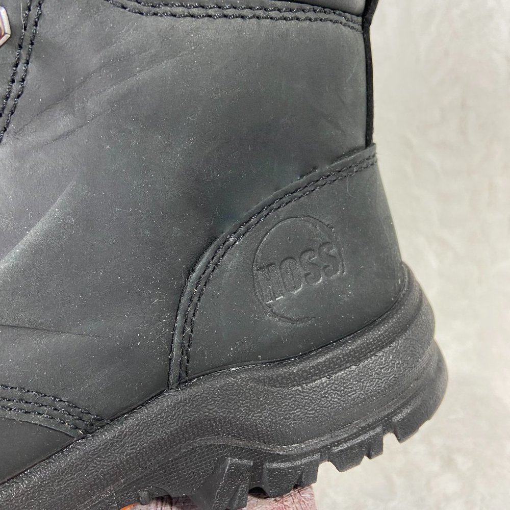 Hoss Men's 60141 Basin Black Wide Steel Toe Work Boot SZ 8 D new in Box - Picture 9 of 15
